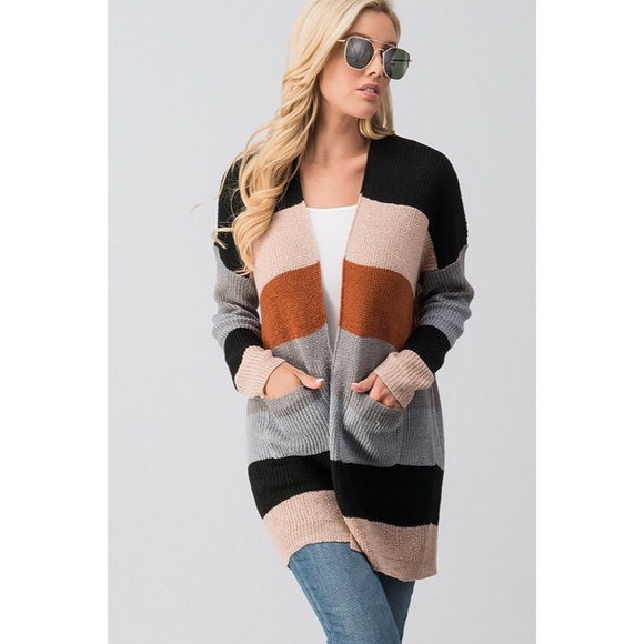 Striped cardigan - Picture 5 of 8